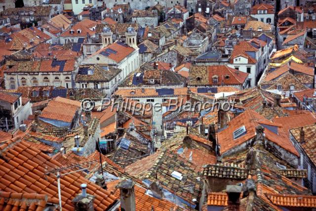croatie reportage 06.JPG - Dubrovnik après les bombardementsCroatie, février 1994